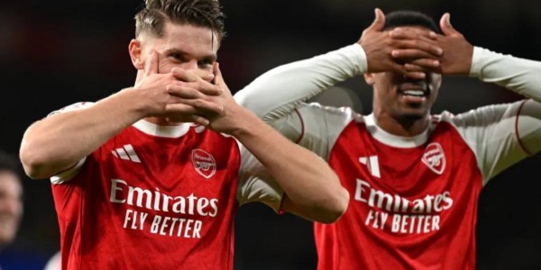 4-0横扫！阿森纳打疯了，打爆马竞，欧冠英超双线奏凯，约克雷斯双响